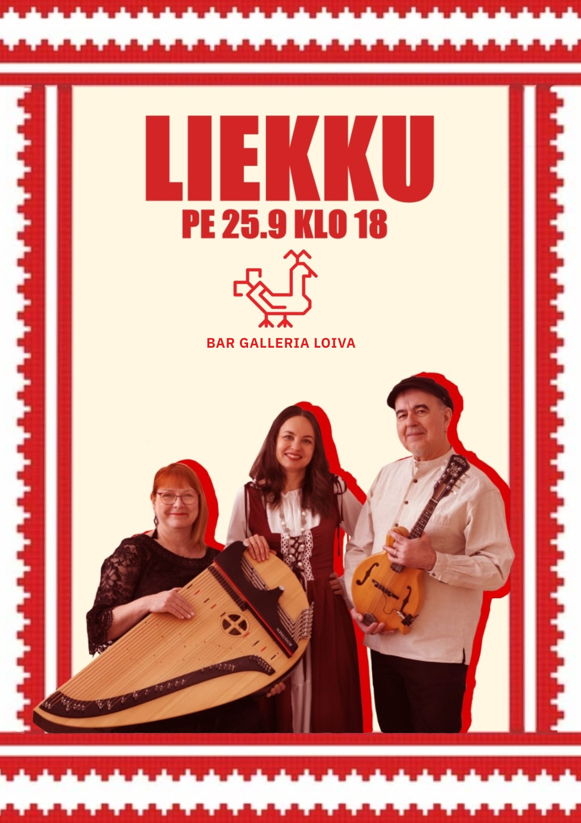 Liekku (Castén, Rinne, Raskinen) – Galleria Loiva, Kouvola